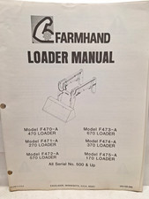 USED OLD STOCK FARMHAND LOADER