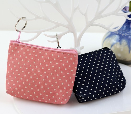 Women mini coin purse - coin, key
