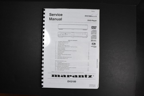 Marantz dv2100 dvd player - dvd,