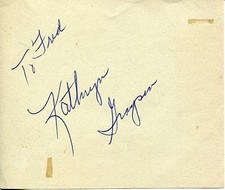 KATHRYN GRAYSON ACTRESS IN