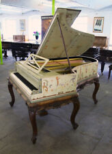 Restored, Pleyel Grand Piano. Hand-Painted Berainesque Style  | BESBRODE PIANOS