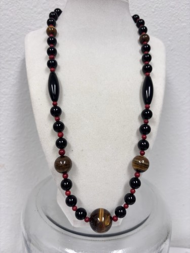 Vintage tribal onyx coral and - tribal,