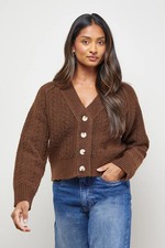 Oasis Chocolate Cardigan