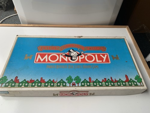 Vintage monopoly deluxe - monopoly,