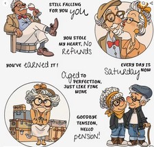 Humorous craft stamps and dies plus Sentiments. Retirement UK Seller. 🇬🇧