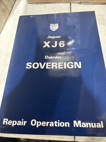 Jaguar xj6 factory repair - jaguar,