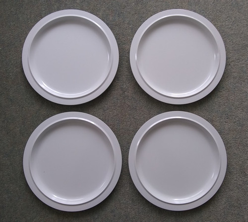 White melamine dinner - 4,