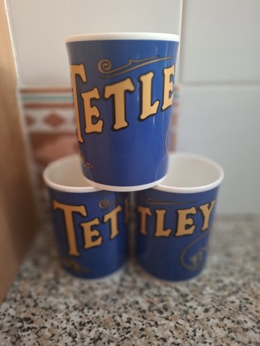 Tetley tea mugs vintage set - tetley,