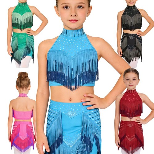 Girls dancewear with skirt - girls,