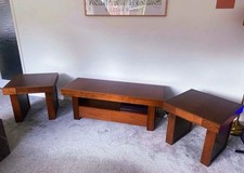 Arighi Bianchi Furniture Set – TV Unit, 2 Side Tables & Matching Coffee Table
