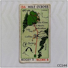 Churchman St Andrews #39 Mr Rabbit's Round 13th Hole Cigarette Card (CC144)