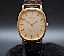 Rado Elegance 396 5033 2 Unisex/Ladies Gold Plated Hand winding Swiss Watch c70s