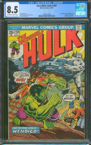 Incredible hulk 180 cgc - hulk, 🌟