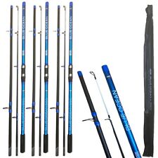 3 Lidsters Fishing Blue ocean Sea Beach Fishing Rod Blue 12ft 3.6m 3pc Cloth