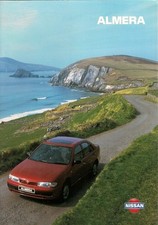 Nissan Almera 1996-1997 UK Market Sales Brochure Equation, GX, Si, SLX, SRi, GTi