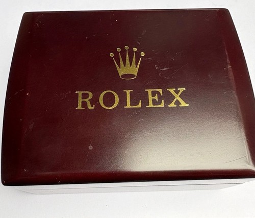 Rare wooden rolex watch box - rare,