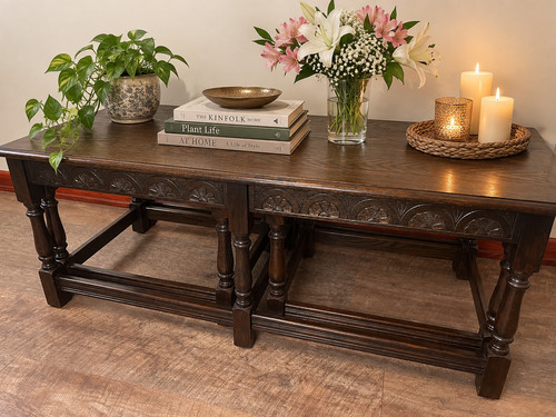 Vintage jaycee solid oak long - ,