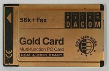 Psion Dacom 56k + Fax Gold Card Multi-function PC Card GSM & ISDN Ready. Sw4
