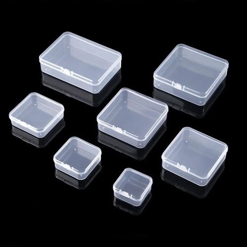Mini square clear plastic - mini,