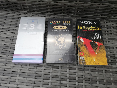 Vhs video cassettes bbc - bbc, sony