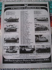 VICTORIA CARRIAGE CO CAR STOCK