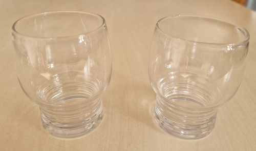Pair antique vintage - antique, glass