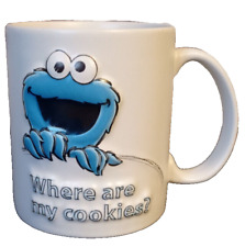 Portaventura - Embossed Cookie monster mug - Sesame street - 2010 - Fantastic