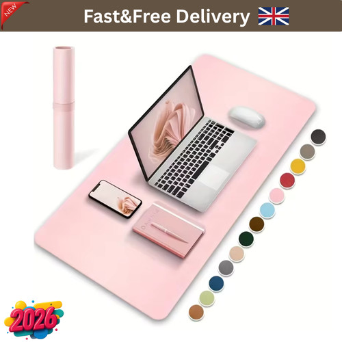Large leather desk mat - pu,