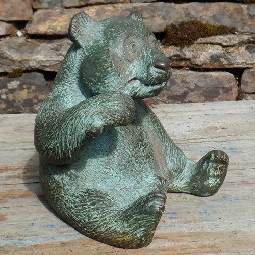 Panda bear ornament figurine - bear,