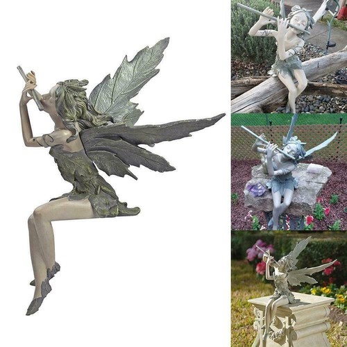 Sitting fairy garden - fairy, statue
