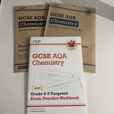 CGP GCSE Chemistry AQA: Practice Exam Papers & Exam Practice Workbook Bundle