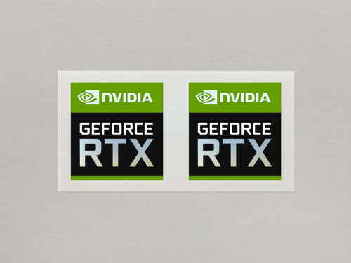 Lot nvidia rtx sticker - 2,