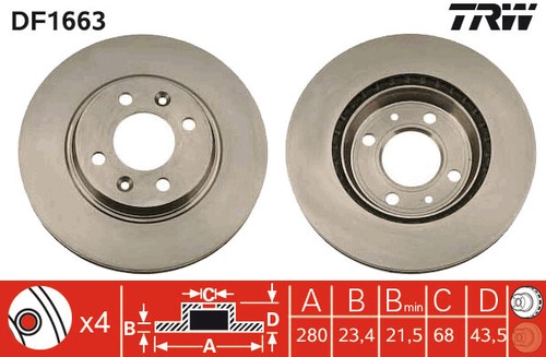 Brake disc for - disc,