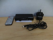 SANDSTROM HDMI Switcher 4K UHD Black Series 5 Way (Inc. Remote, Manuals, Cable)