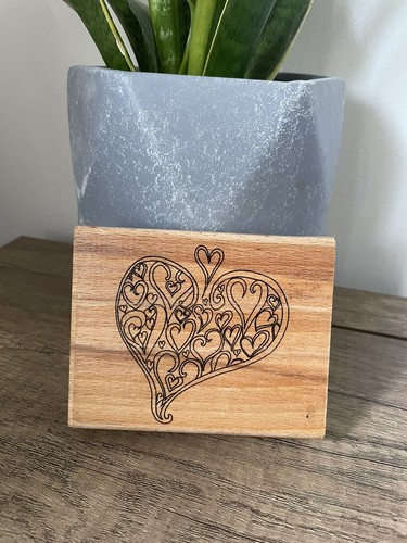 Large heart with - large,