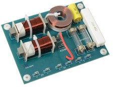 2-Way Speaker Crossover Replacement Passive Xover 200W 4/8 Ohm 12dB 2kHz QTX