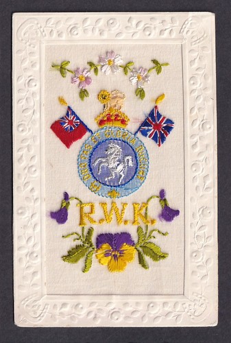 Ww1 embroidered silk - ww1,