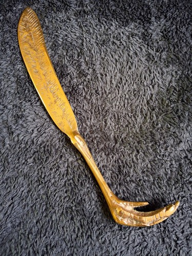 Vintage brass page turner - ,