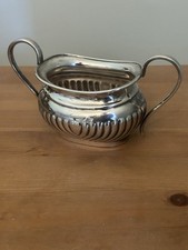 Silver plated sugar bowl - silver,