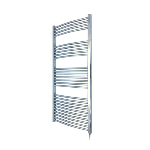 Curved chrome electric - electric, towel
