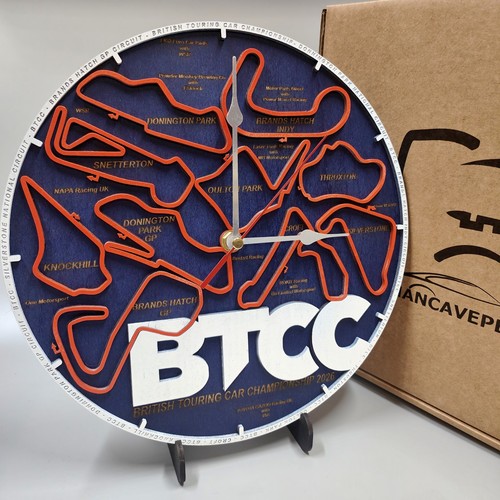 Btcc inspired retro wall - wall, clock