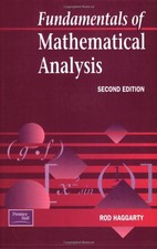 Fundamentals Of Mathematical Analysis by Haggarty, Rod Paperback Book The Cheap