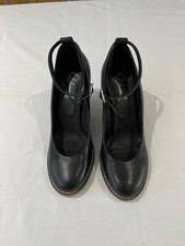 Black wedge shoes uk size 4