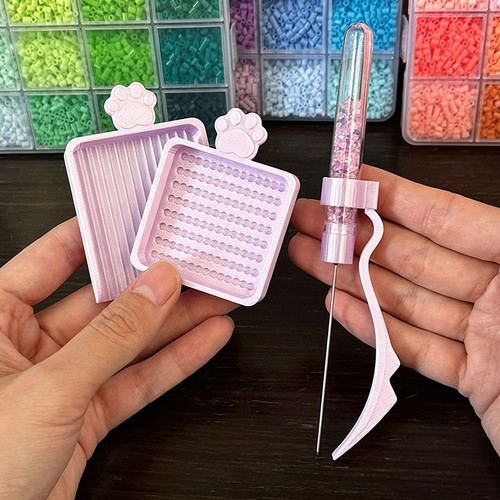 3pcs single needle fuse bead - 3pcs,