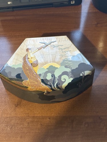 Art deco jewelry box - art,