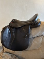17 Wide Whitaker Jump Saddle Brown Leather