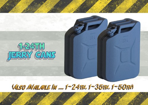 Jerry cans 24th - scale, (pack