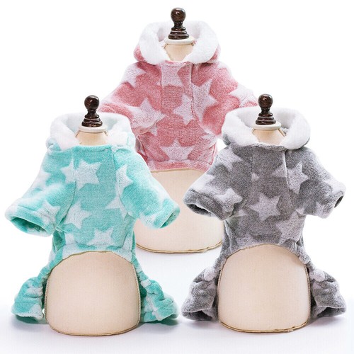 Warm fleece dog pajamas winter - dog,