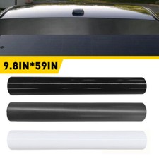 White/Black Car Windshield