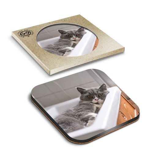 Boxed square coasters - coasters,